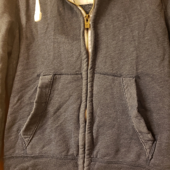 Hollister Zip-up Hoodie-dark gray/blue - Picture 5 of 5
